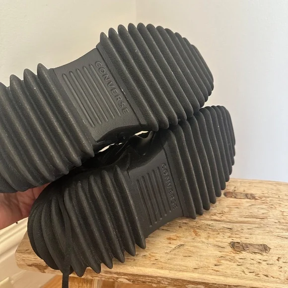 Converse Run Star Motion CX Workwear Triple Black Women’s 9 - Picture 6 of 7